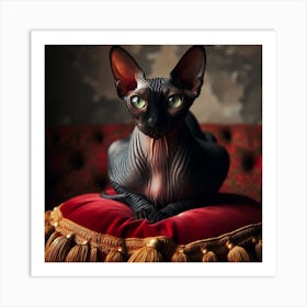 Sphinx-cat 1 Art Print