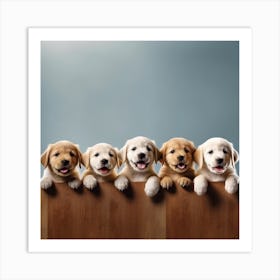 Puppy Stock Videos & Royalty-Free Footage 2 Art Print