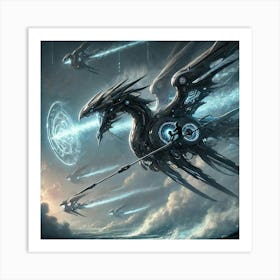 Drakesworn Riders Specialty Water Air Manipulation Art Print