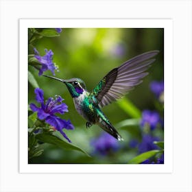 Default A Stunning Highresolution Photograph Of A Vibrant Humm 0 Art Print