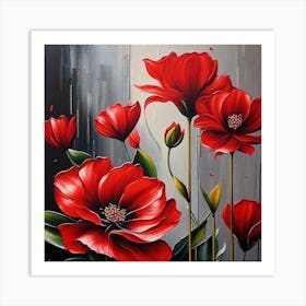 Red Poppies 1 Art Print