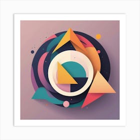 Abstract Geometric Design Art Print