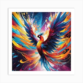 Phoenix Bird 3 Art Print