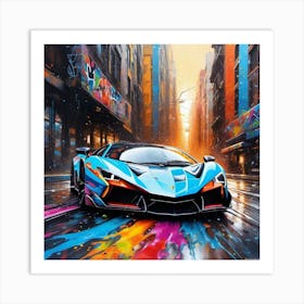 Lamborghini 168 Art Print