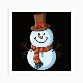 Snowman Art Print