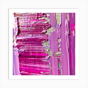 Pink Splatter 2 Art Print