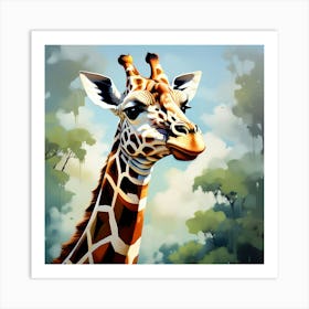 Giraffe 5 Art Print