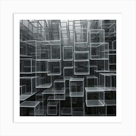 Cubes Art Print