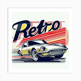 Retro t shirt image Art Print