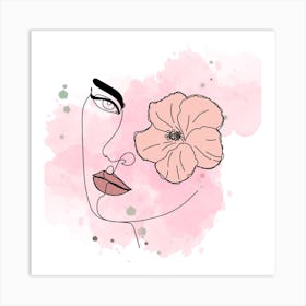 Hibiscus Flower Art Print