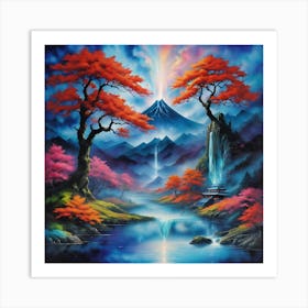 Asian Landscape Art Print