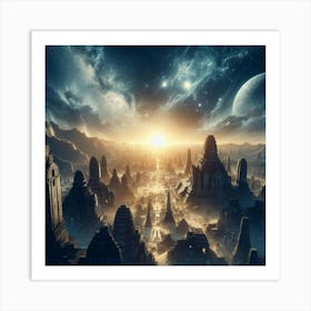 Space City 1 Art Print