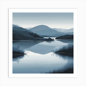 Loch Ryan 1 Art Print