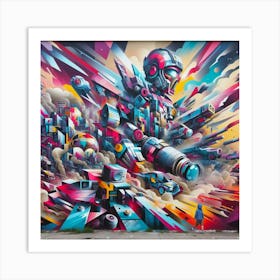 Graffiti By Nicolas Art Print