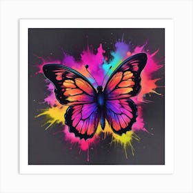 Colorful Butterfly 130 Art Print