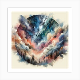 Starry Sky Art Print