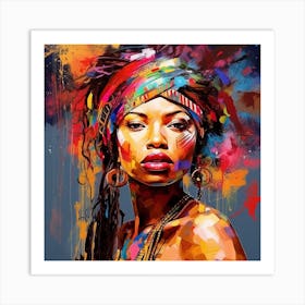 African Woman 55 Art Print