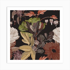 Floral Wallpaper Art Print