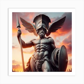 Sparta God Art Print