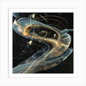 'Cosmic Spiral' Art Print