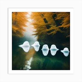 Ghosts In The Water 1 Art Print