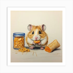 Hamster 64 Art Print