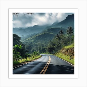 The road Art Print