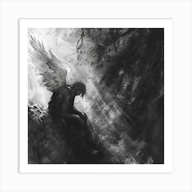 Angel With Wings Art Print