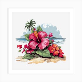 Hibiscus 5 Art Print