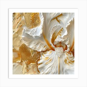 White Iris Art Print