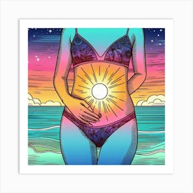 Bikini Womb Art Print