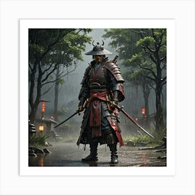 Samurai Warrior Art Print