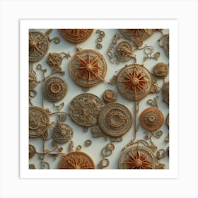 Compass 1 Art Print