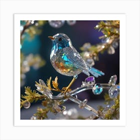 Bird On A Branch 13 Art Print