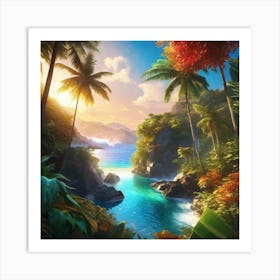 Tropical Paradise 9 Art Print