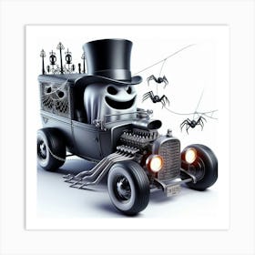 Ghost Car 1 Art Print