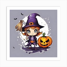 Little Witch Art Print