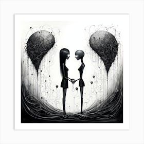 Lovers By Csaba Fikker 129 Art Print