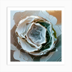 Rose In A Bowl Art Print