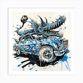 Dragon Car 1 Art Print