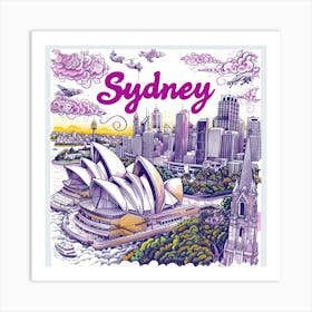 Sydney 5 Art Print