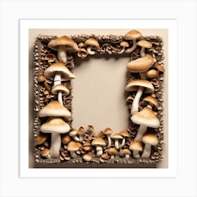 Mushroom Frame 2 Art Print