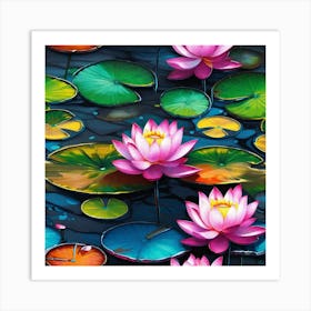 Lotus Flower 52 Art Print