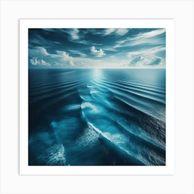 Ocean Waves Art Print