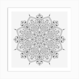 Henna Mandala 07 Art Print