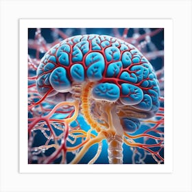 Human Brain 43 Art Print