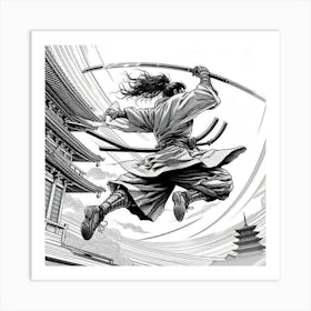 Samurai Art 31 Art Print