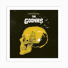 The Goonies Movie Square Art Print