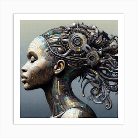 Cybernetic Woman 3 Art Print