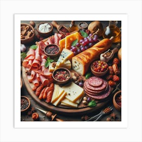 Cheese Platter 4 Art Print